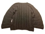 Vorschaubild 2 von Pullover Damen Schwarz Gr. 36/S Polyacryl Strukturmuster Elegant