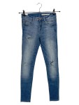Vorschaubild 1 von Destroyed Jeans Damen W32/L29 Blau Skinny Ripped Denim