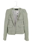 Vorschaubild 1 von Woman Damen Blazer Tweed Jacke Gr. M/38 Mint Grün Glitzer