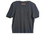 Vorschaubild 1 von Herren T-Shirt Gr. M grau meliert Brusttasche Baumwolle