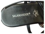Vorschaubild 3 von Damen Sandalen Gr. 40 Schwarz Leder Riemchen Schlangenmuster