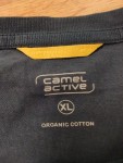 Vorschaubild 4 von T-Shirt Herren Blau Gr. 54/XL Baumwolle Logo-Print Casual Kurzarm