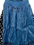 Vorschaubild 4 von Dirndl Trachtenkleid Damen Gr. 32 Blau Schwarz Punkte