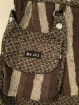 Vorschaubild 2 von Wickelrock Damen Gr. 38 Braun Bohemian Nieten Baumwolle