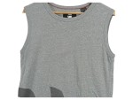 Vorschaubild 4 von Unterhemd Herren Gr. XXS Grau Polyester Schriftzug Casual Ärmellos