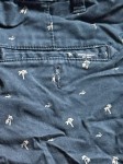 Vorschaubild 5 von Shorts Herren Blau Gr. W30/46/S Baumwolle Tiermotive Casual Freizeit