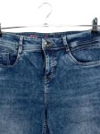 Vorschaubild 3 von Ripped Jeans Damen Gr. W30/38/M Blau Baumwolle Uni Casual 43 cm Knopf