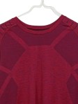 Vorschaubild 3 von Sportshirt Herren Gr. 52/L Rot Polyester Meliert Sportlich Langarm