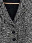 Vorschaubild 3 von Blazer Damen Gr. 44/XXL Grau Schurwolle Fischgrätenmuster Klassisch