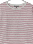 Vorschaubild 2 von LIEBLINGSSTÜCK Damen Pullover Gr. 38 Rosa Weiß Gestreift Baumwolle