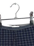 Vorschaubild 2 von Kinder Leggings Kariert Grau Blau Gr. 92 Baumwolle
