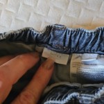 Vorschaubild 3 von Jeans Shorts Kinder Blau Gr. 62 Baumwolle Uni Casual Freizeit L21