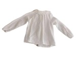 Vorschaubild 2 von Mädchen Langarmshirt Bluse Rüschenkragen Musselin Weiß Gr. 98