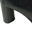 Vorschaubild 4 von Stiefeletten Damen Gr. 41 Schwarz Leder Reißverschluss 9 cm Klassisch