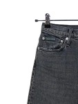 Vorschaubild 2 von Jeans Straight Leg Damen Gr. W28/36/S Grau Baumwolle Uni Klassisch