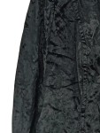 Vorschaubild 2 von Damen Jacke Gr. L Samt Optik Schwarz Elegant Knopfleiste