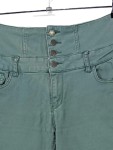 Vorschaubild 2 von Damen Skinny Jeans High Waist Gr. 42 Grün Stretch