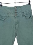 Vorschaubild 3 von Damen Skinny Jeans High Waist Gr. 42 Grün Stretch