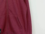 Vorschaubild 3 von Kapuzenpullover Herren Rot Gr. 46/S Polyester Baumwolle Meliert
