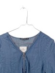 Vorschaubild 2 von Jeanskleid Damen Gr. 40/L Blau Lyocell Reißverschluss
