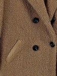 Vorschaubild 5 von Damen Teddy Mantel Übergangsmantel Beige Gr. 36/S Kuschelig