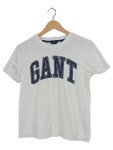 Vorschaubild 1 von T-Shirt Damen Gr. S Weiß Logo-Print Baumwolle Casual