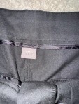 Vorschaubild 6 von Damen Anzughose Schwarz Gr. 42 Business Bundfaltenhose Gold-Details