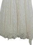 Vorschaubild 2 von Spitzenkleid Damen Gr. 34/XS Weiß Elegant Hochzeit