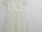 Vorschaubild 3 von Spitzenkleid Damen Gr. 34/XS Weiß Elegant Hochzeit