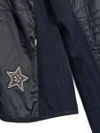 Vorschaubild 2 von Damen Steppjacke Gr. 38 Schwarz Stern-Applikation