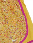 Vorschaubild 2 von Sportshorts Damen Gelb Gr. 38/M Polyester Abstrakt Sportlich Logo 36 cm L24