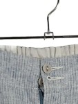 Vorschaubild 2 von Shorts Herren Gr. W33/50/L Blau Hanf Polyester Elasthan Gestreift