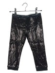 Vorschaubild 1 von Pailletten Leggings Mädchen Gr. 116 Schwarz Glamour