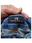 Vorschaubild 5 von Jeans Slim Fit Damen Blau Gr. W24/32/XXS Baumwolle Uni Casual Knopfleiste