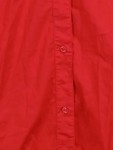 Vorschaubild 4 von Damen Hemdbluse Langarm Rot Gr. M 38 Baumwolle Casual