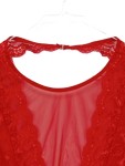 Vorschaubild 4 von Damen Body Spitze Rot Gr. 38/M Dessous Lingerie Bodysuit