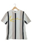 Vorschaubild 1 von T-Shirt Herren Gr. 46/S Mehrfarbig Baumwolle Gestreift Streetwear