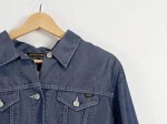 Vorschaubild 3 von Damen Jeansjacke Blau Gr. L 42 Baumwolle Casual