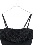 Vorschaubild 2 von Damen Sommerkleid Gr. 40/L Schwarz Blumen Chiffon Elegant