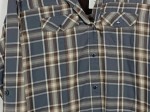 Vorschaubild 4 von Casual Moods Damen Karohemd Bluse Gr. 46 Grau Braun Baumwolle