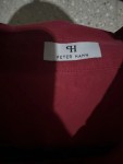 Vorschaubild 4 von Bluse Damen Gr. 42/XL Rot Lyocell Uni Klassisch Langarm Büro Knopf