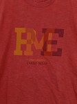 Vorschaubild 4 von T-Shirt Herren Rot Gr. 52/L Baumwolle Logo-Print Casual Kurzarm