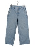Vorschaubild 1 von Damen Jeans Wide Fit Cropped Hellblau W27 36 S Baumwolle