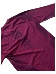 Vorschaubild 5 von Sportshirt Herren Gr. 52/L Rot Polyester Meliert Sportlich Langarm