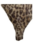 Vorschaubild 4 von Damen Body Leopardenmuster Gr. M Beige Animal-Print Mesh
