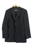 Vorschaubild 1 von Sakko Herren Gr. 54/XL Schwarz Uni Business Langarm Knopfleiste