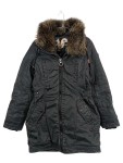 Vorschaubild 1 von Steppjacke Damen Grau Gr. 36/S Baumwolle Polyamid Uni Outdoor Langarm