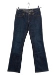 Vorschaubild 1 von Bootcut Jeans Damen Gr. W28/36/S Blau Baumwolle Uni Klassisch Alltag