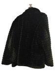 Vorschaubild 2 von Pelzjacke Damen Gr. 44/XXL Schwarz Polyester Elegant