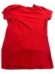 Vorschaubild 2 von Damen T-Shirt Rot Logo-Print Gr. 36/S Baumwolle